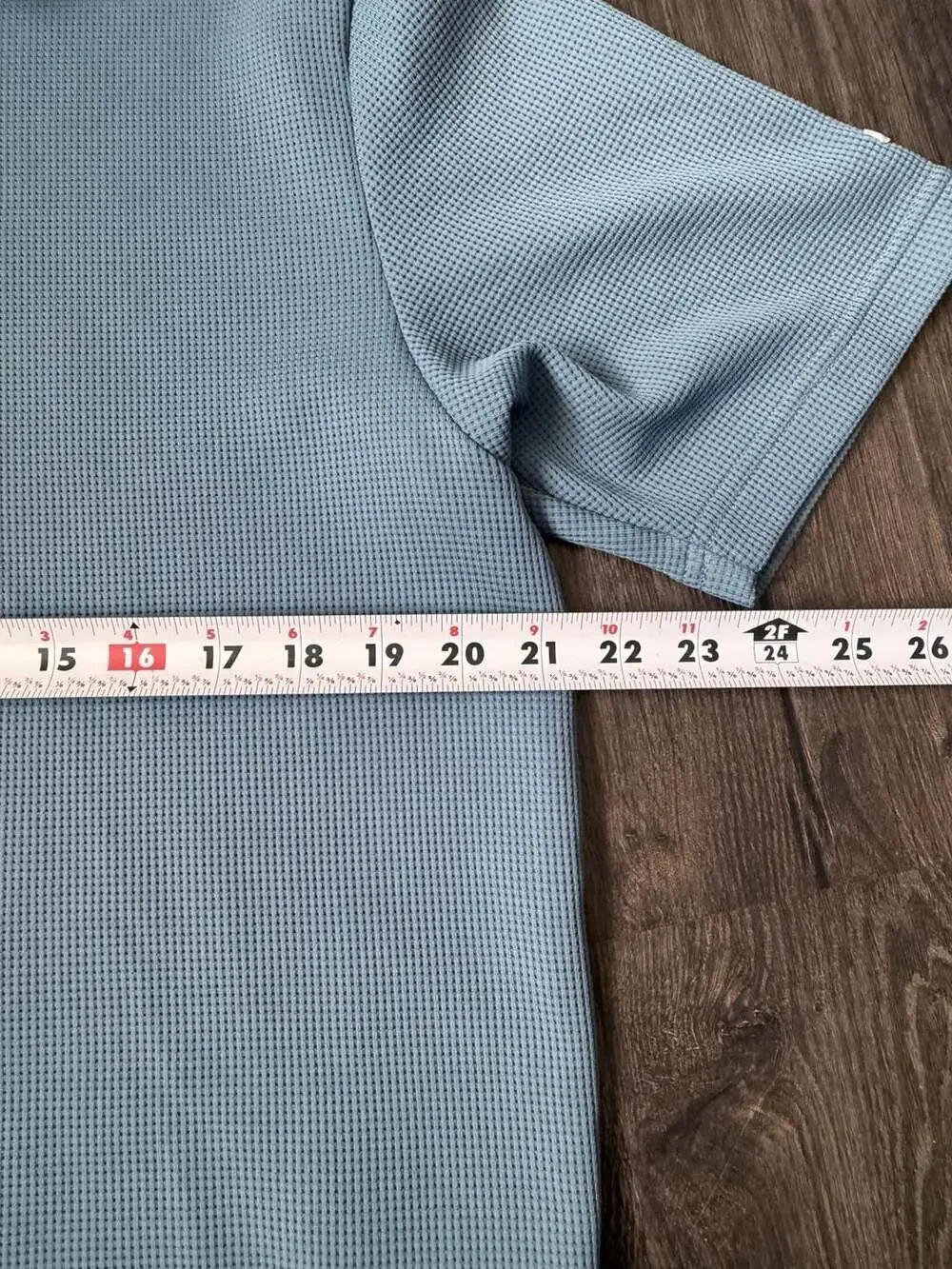 Nike Tennis Court Dri-Fit Waffle Knit Polo Shirt Men's Size Large Light Blue